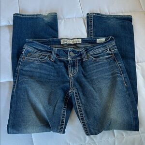 BKE Women's Dark Blue Boot Cut Jeans